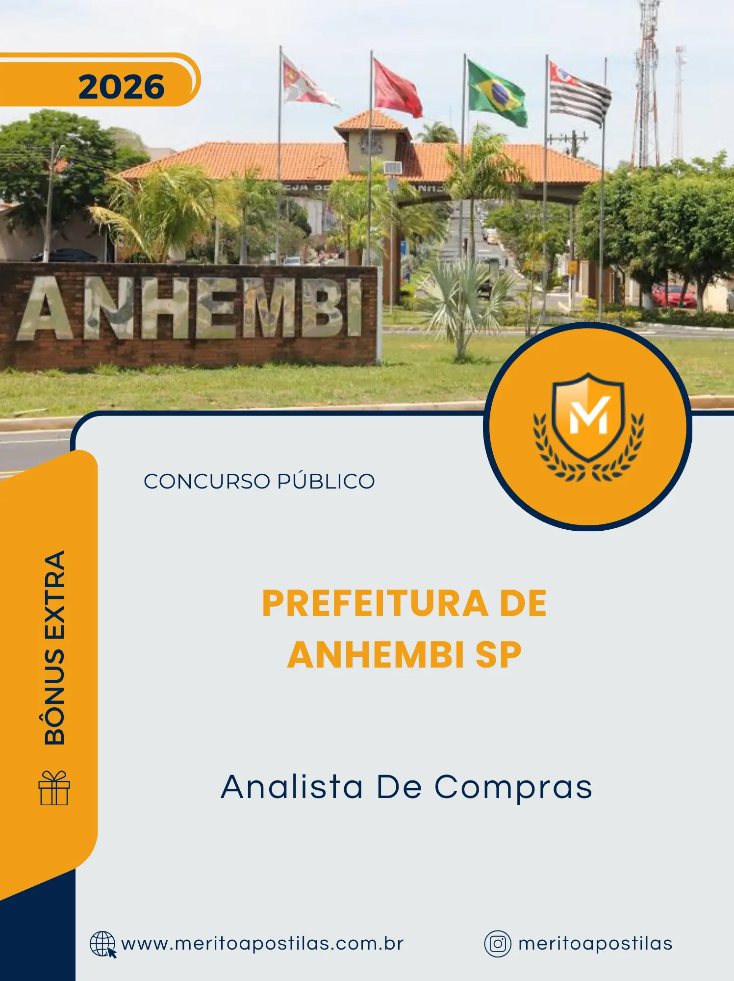Apostila Analista De Compras Prefeitura de Anhembi SP 2026