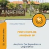 Apostila Analista De Expediente Legislativo Prefeitura de Anhembi SP 2026