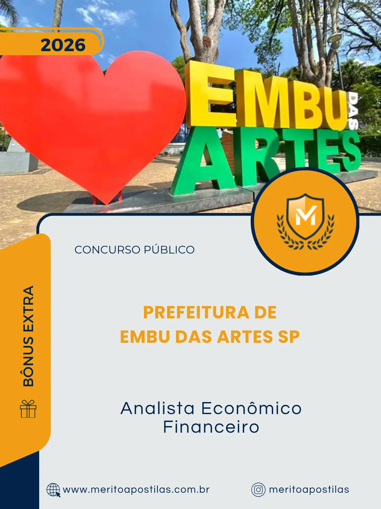 Apostila Analista Econômico Financeiro Prefeitura de Embu das Artes SP 2026