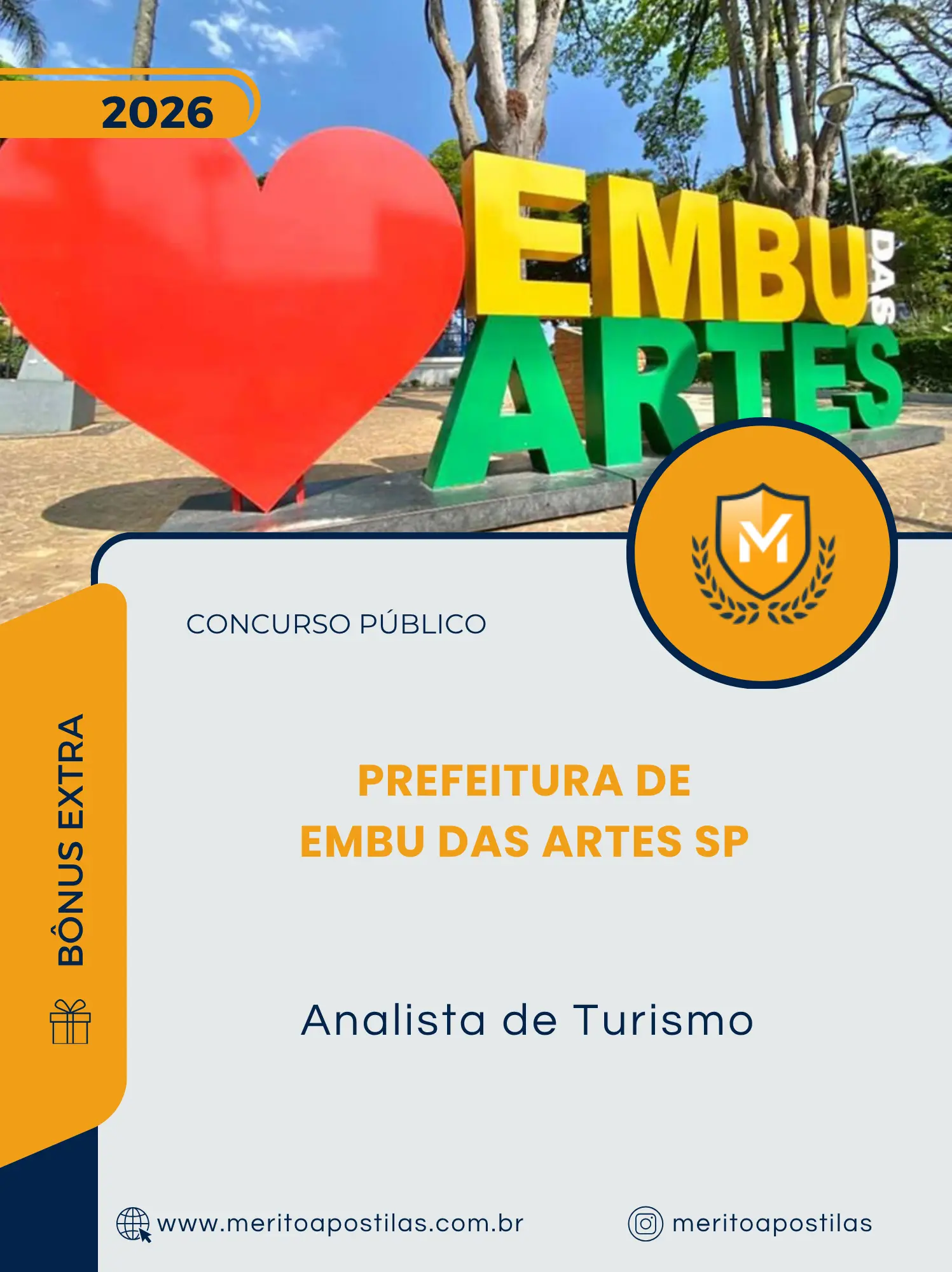 Apostila Analista de Turismo Prefeitura de Embu das Artes SP 2026