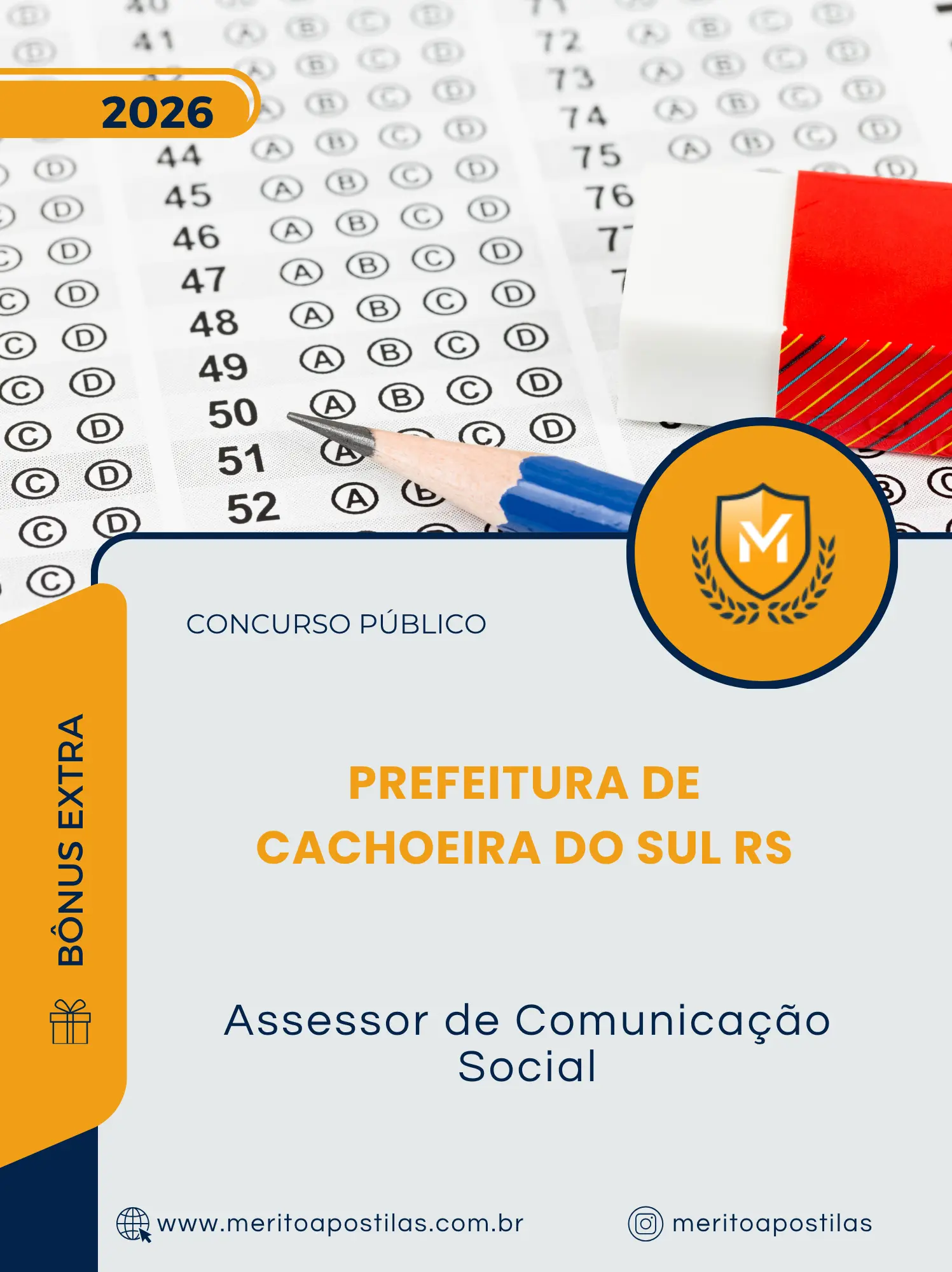 Apostila Assessor de Comunicação Social Prefeitura de Cachoeira do Sul RS 2026