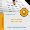Apostila Assistente Administrativo Prefeitura de São Simão SP 2026