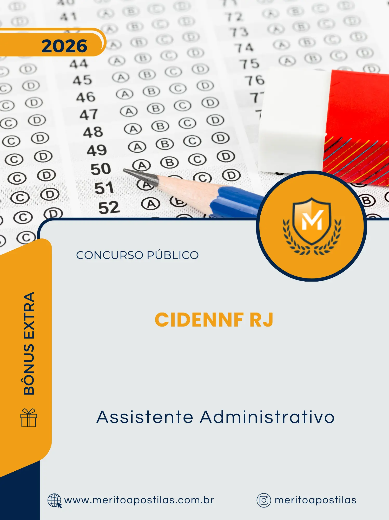 Apostila Assistente Administrativo Concurso Público CIDENNF RJ 2026