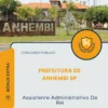 Apostila Assistente Administrativo De RH Prefeitura de Anhembi SP 2026