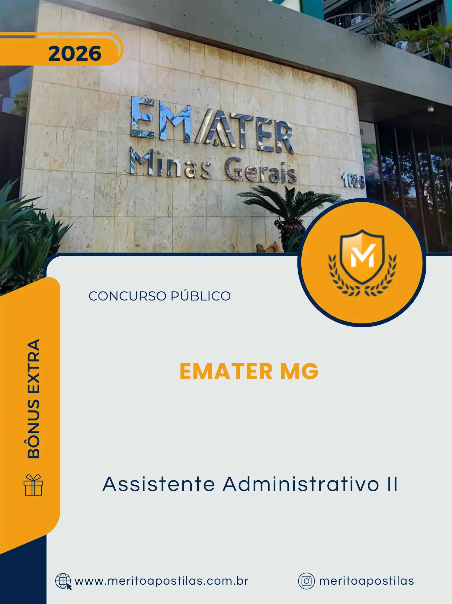 Apostila Assistente Administrativo II Concurso Público EMATER MG 2026