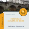 Apostila Assistente Educacional Prefeitura de São João del-Rei MG 2026