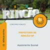 Apostila Assistente Social Prefeitura de Rincão SP 2026