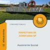 Apostila Assistente Social Prefeitura de Auriflama SP 2026