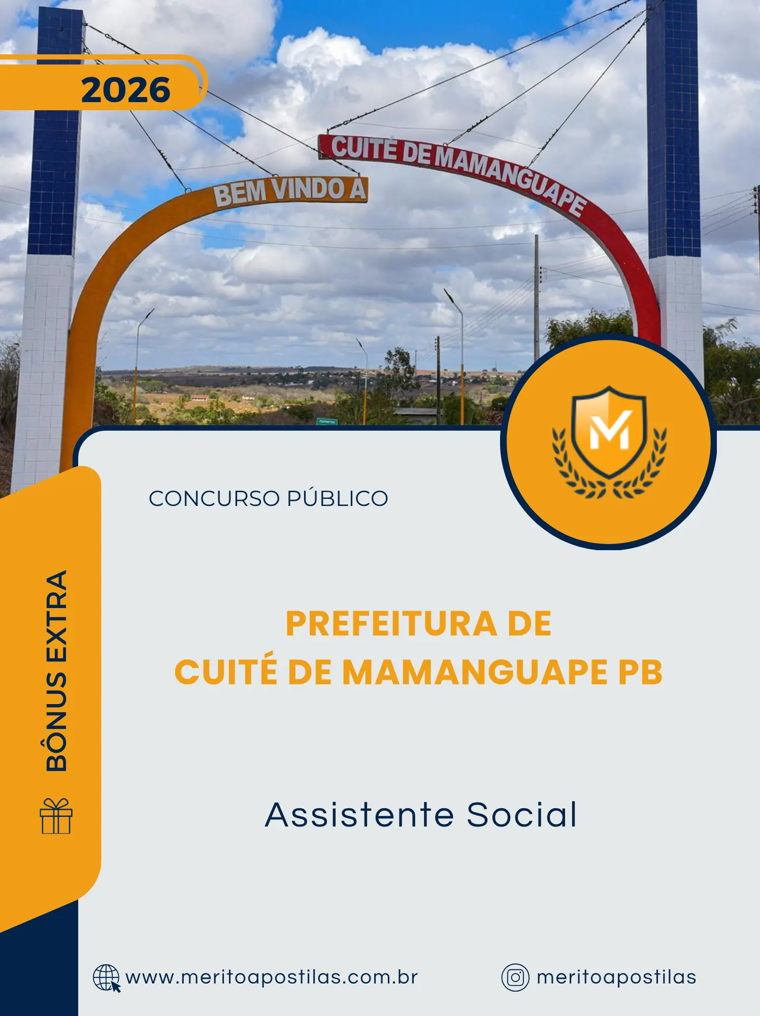 Apostila Assistente Social Prefeitura de Cuité de Mamanguape PB 2026