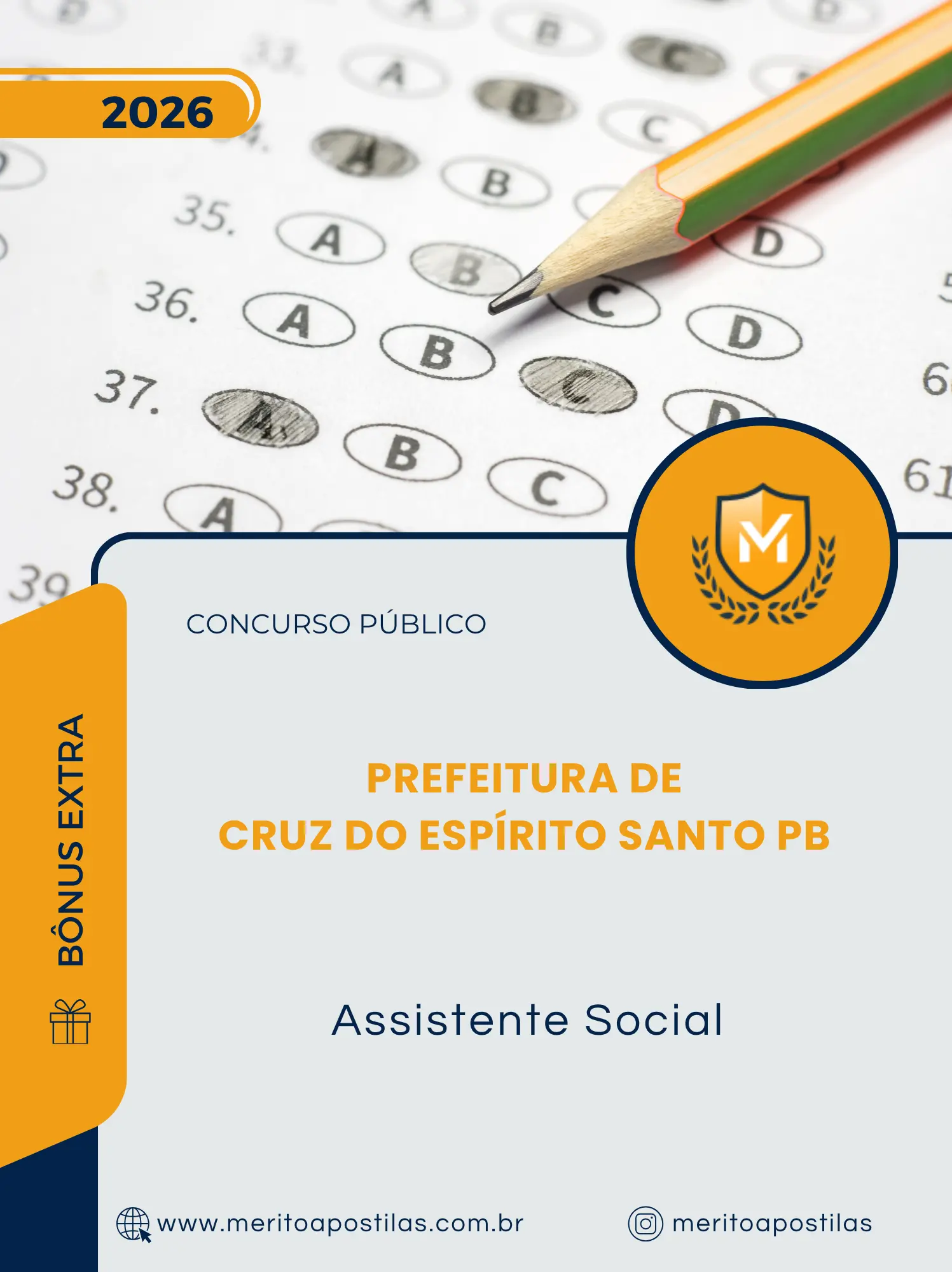Apostila Assistente Social Prefeitura de Cruz do Espírito Santo PB 2026