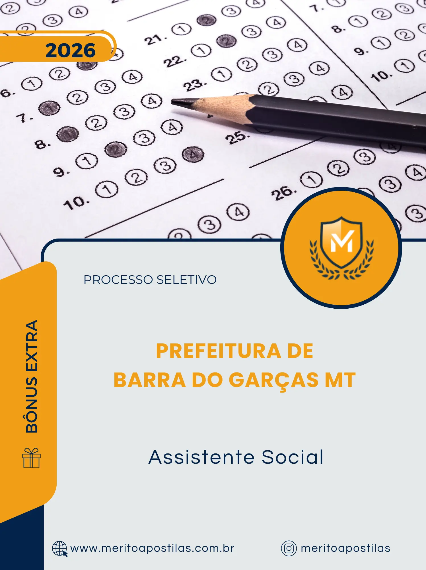 Apostila Assistente Social Prefeitura de Barra do Garças MT 2026