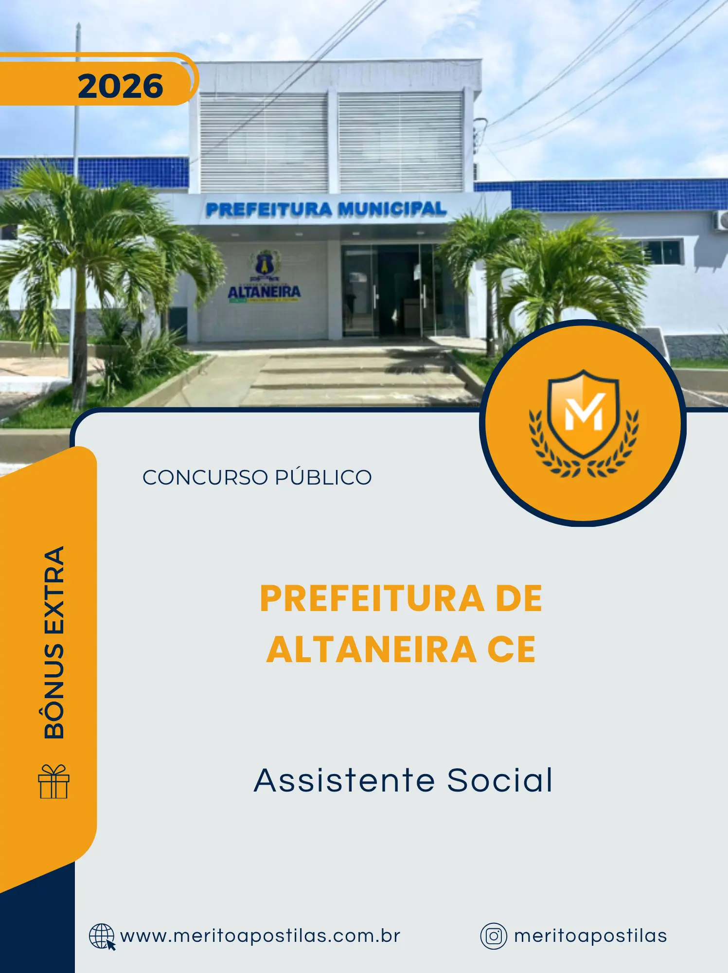 Apostila Assistente Social Prefeitura de Altaneira CE 2026