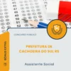 Apostila Assistente Social Prefeitura de Cachoeira do Sul RS 2026
