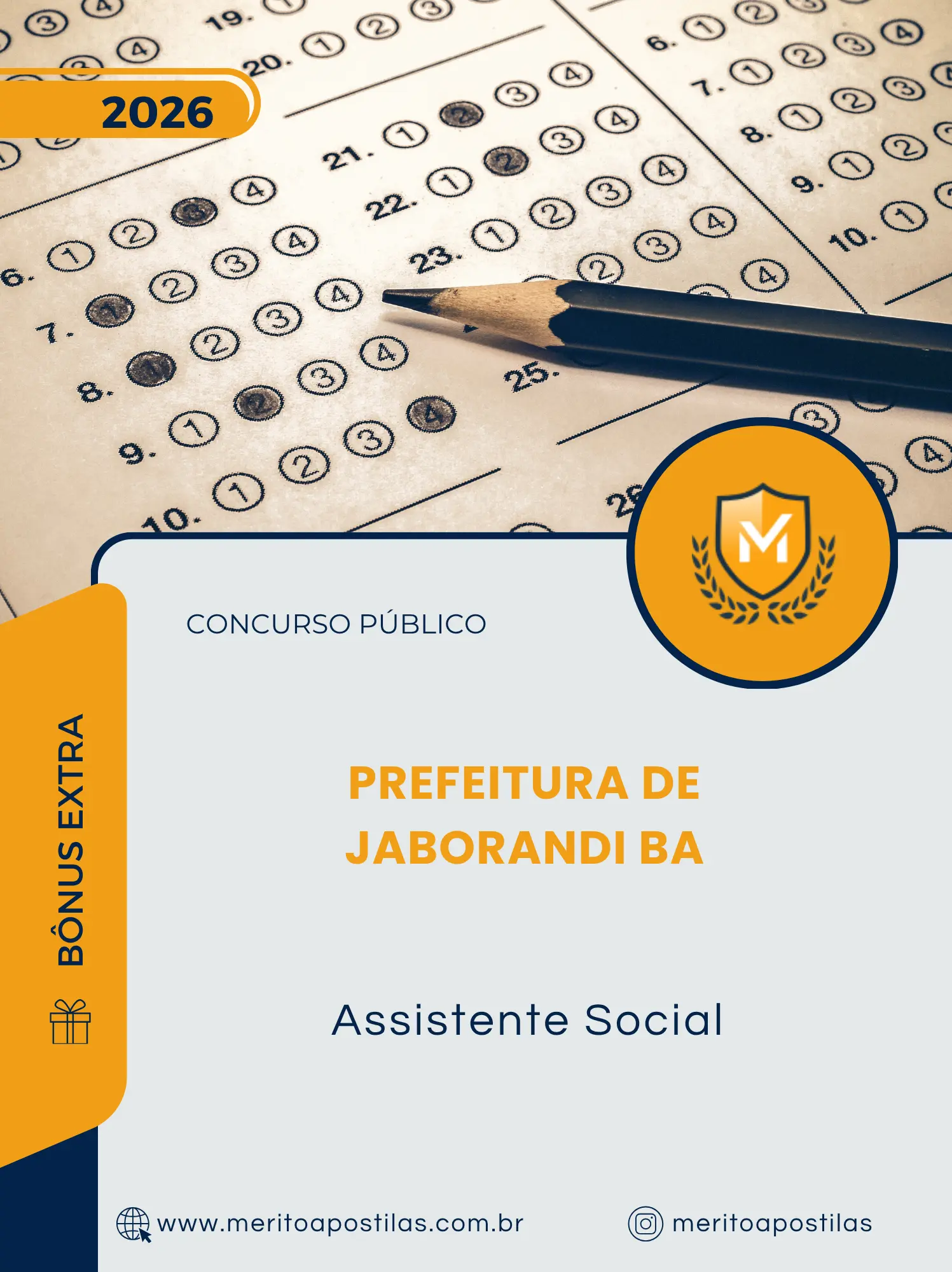 Apostila Assistente Social Prefeitura de Jaborandi BA 2026