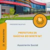 Apostila Assistente Social Prefeitura de Gaúcha do Norte MT 2026
