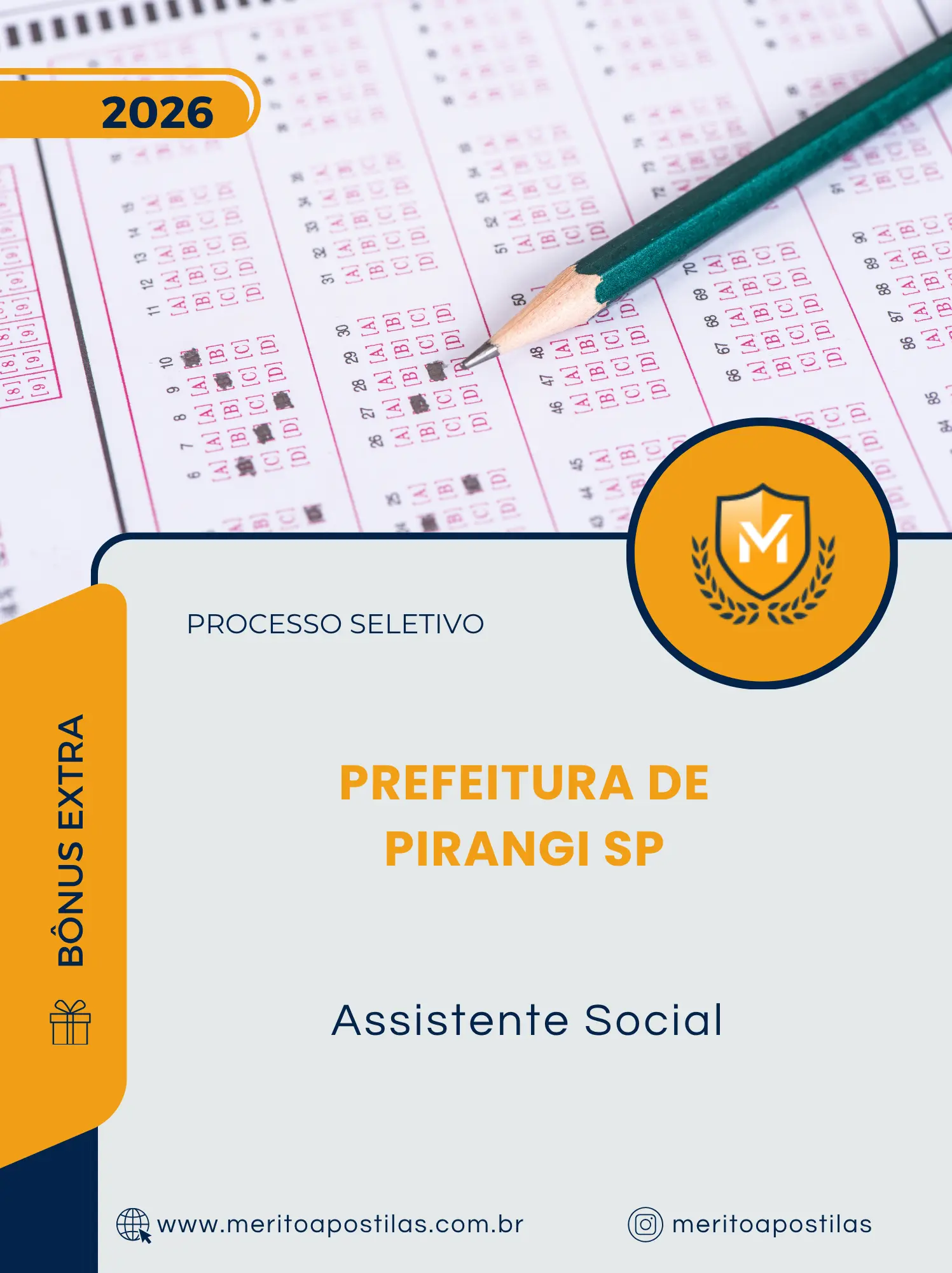 Apostila Assistente Social Prefeitura de Pirangi SP 2026