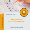 Apostila Assistente Social Prefeitura de Lucas do Rio Verde MT 2026