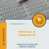 Apostila Assistente Social CRAS CREAS Prefeitura de Barracão PR 2026