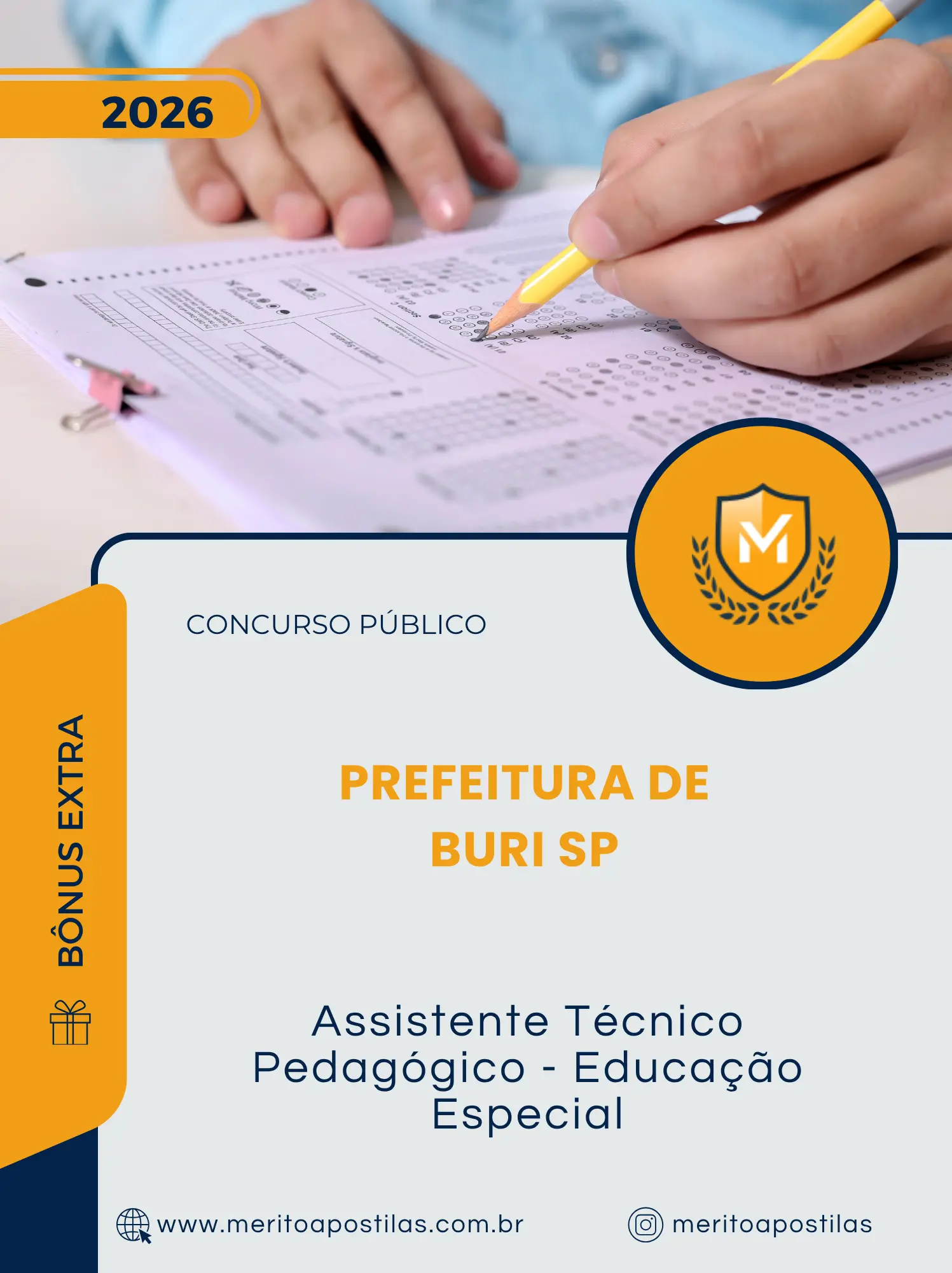 Apostila Assistente Técnico Pedagógico Educação Especial Prefeitura de Buri SP 2026