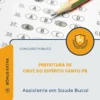 Apostila Assistente em Saúde Bucal Prefeitura de Cruz do Espírito Santo PB 2026