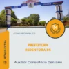 Apostila Auxiliar Consultório Dentário Prefeitura Redentora RS 2026