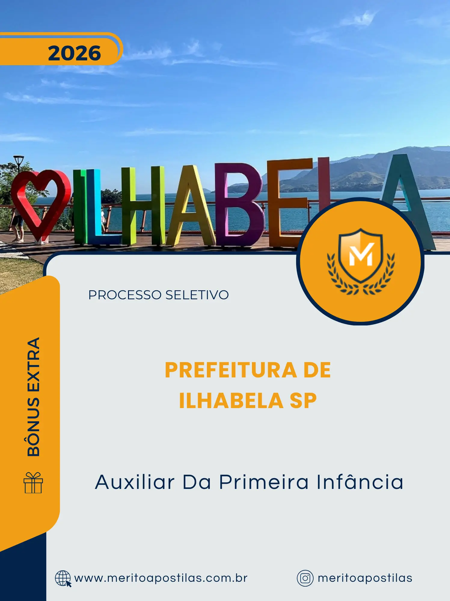 Apostila Auxiliar Da Primeira Infância Prefeitura de Ilhabela SP 2026