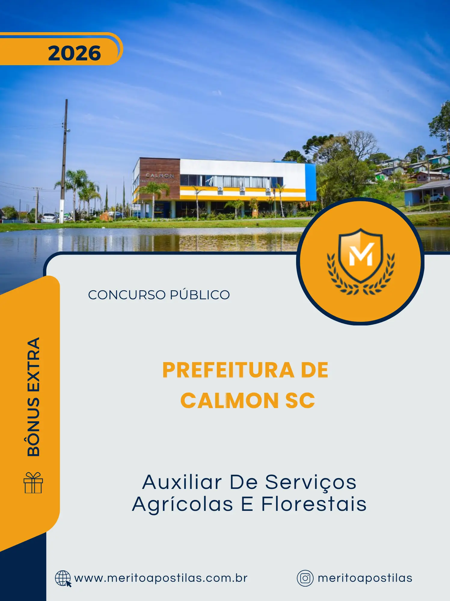 Apostila Auxiliar De Serviços Agrícolas E Florestais Prefeitura de Calmon SC 2026