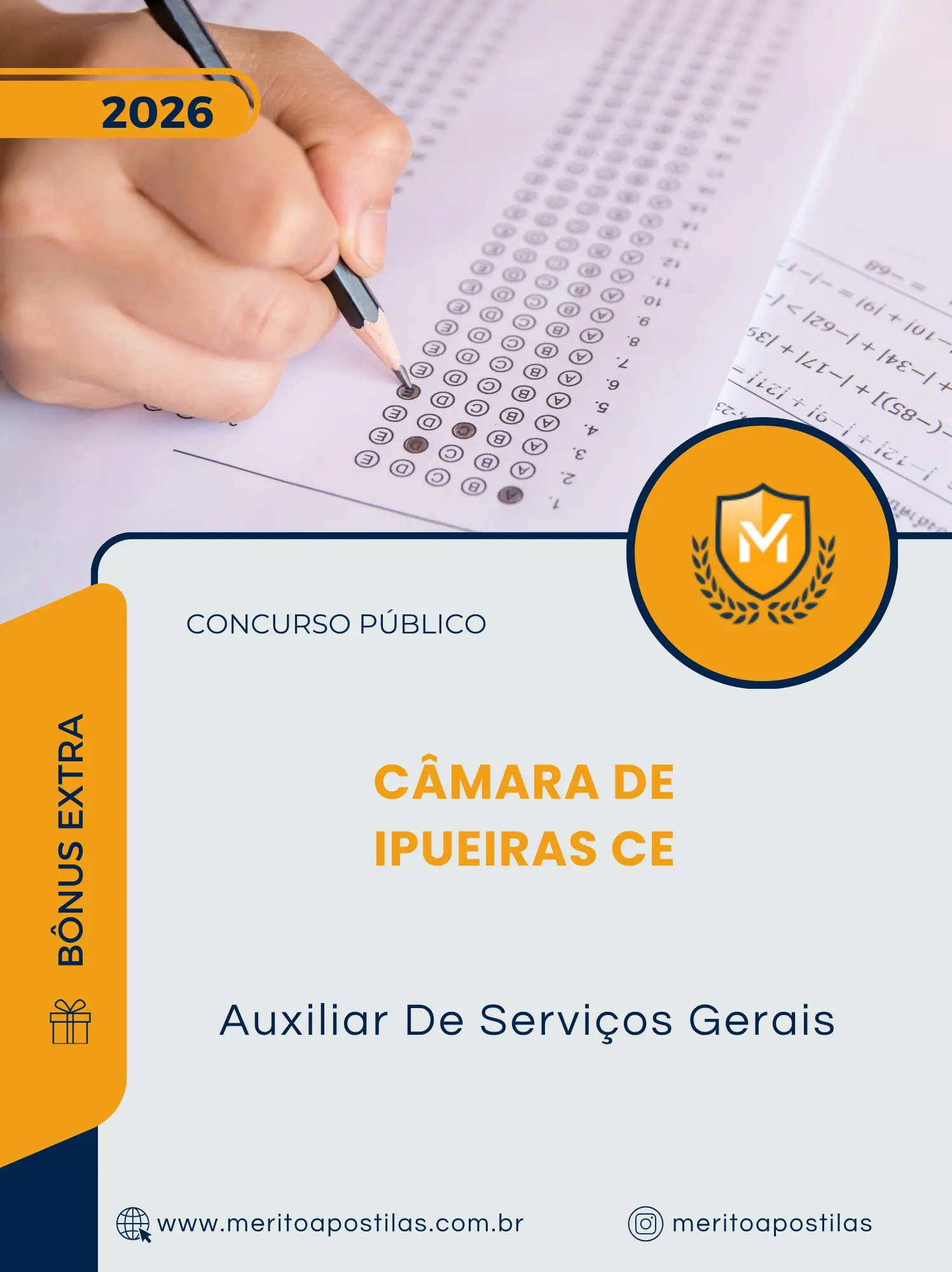 Apostila Auxiliar De Serviços Gerais Câmara de Ipueiras CE 2026