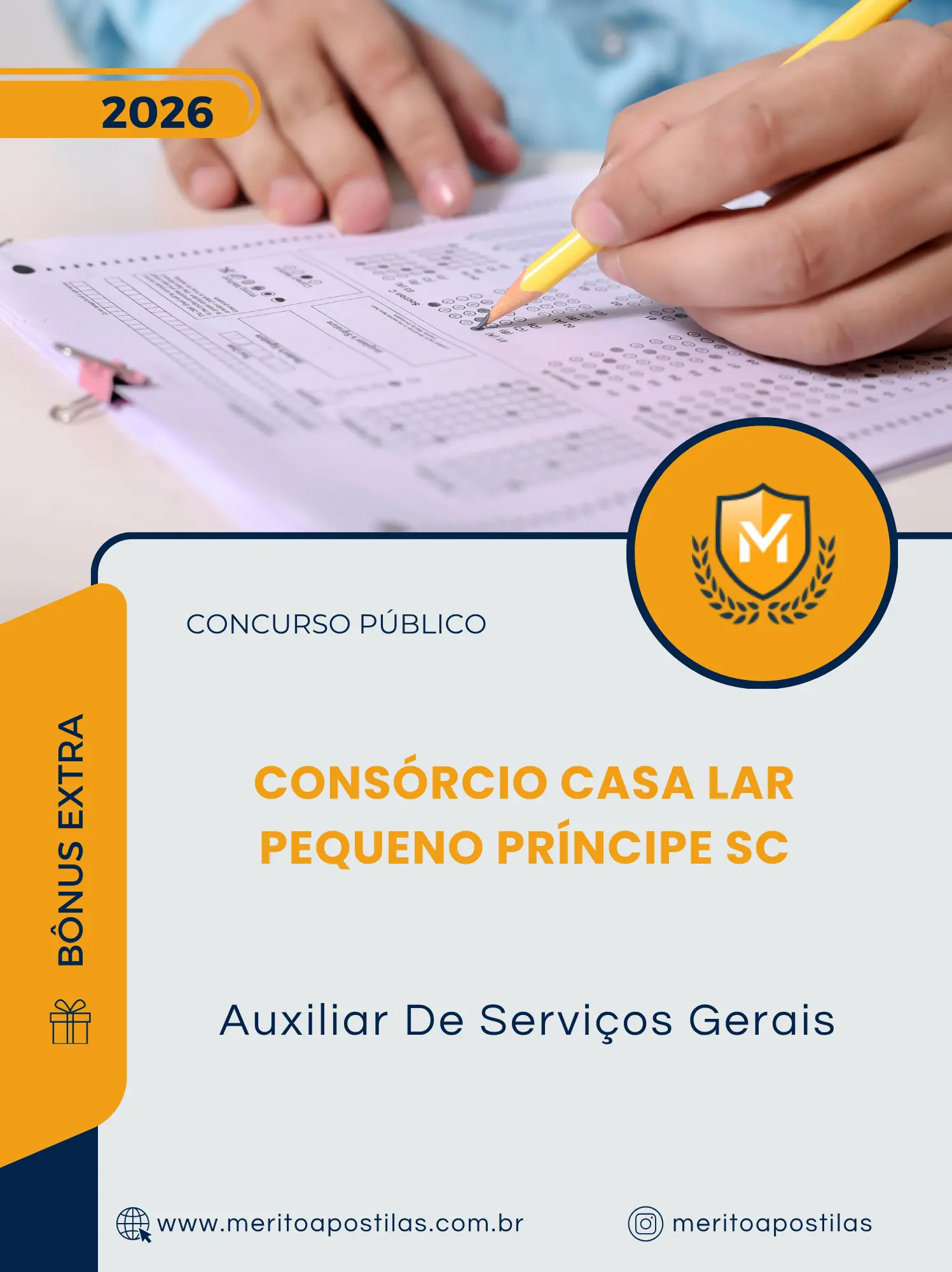 Apostila Auxiliar De Serviços Gerais Consórcio Casa Lar Pequeno Príncipe SC 2026