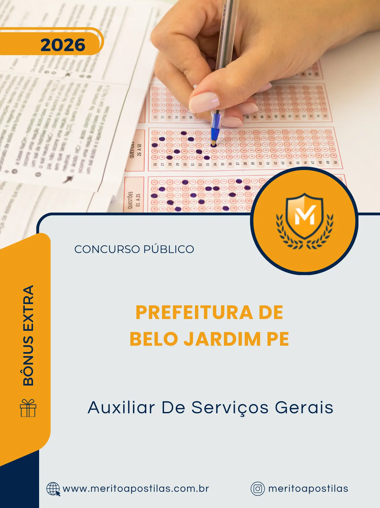 Apostila Auxiliar De Serviços Gerais Prefeitura de Belo Jardim PE 2026