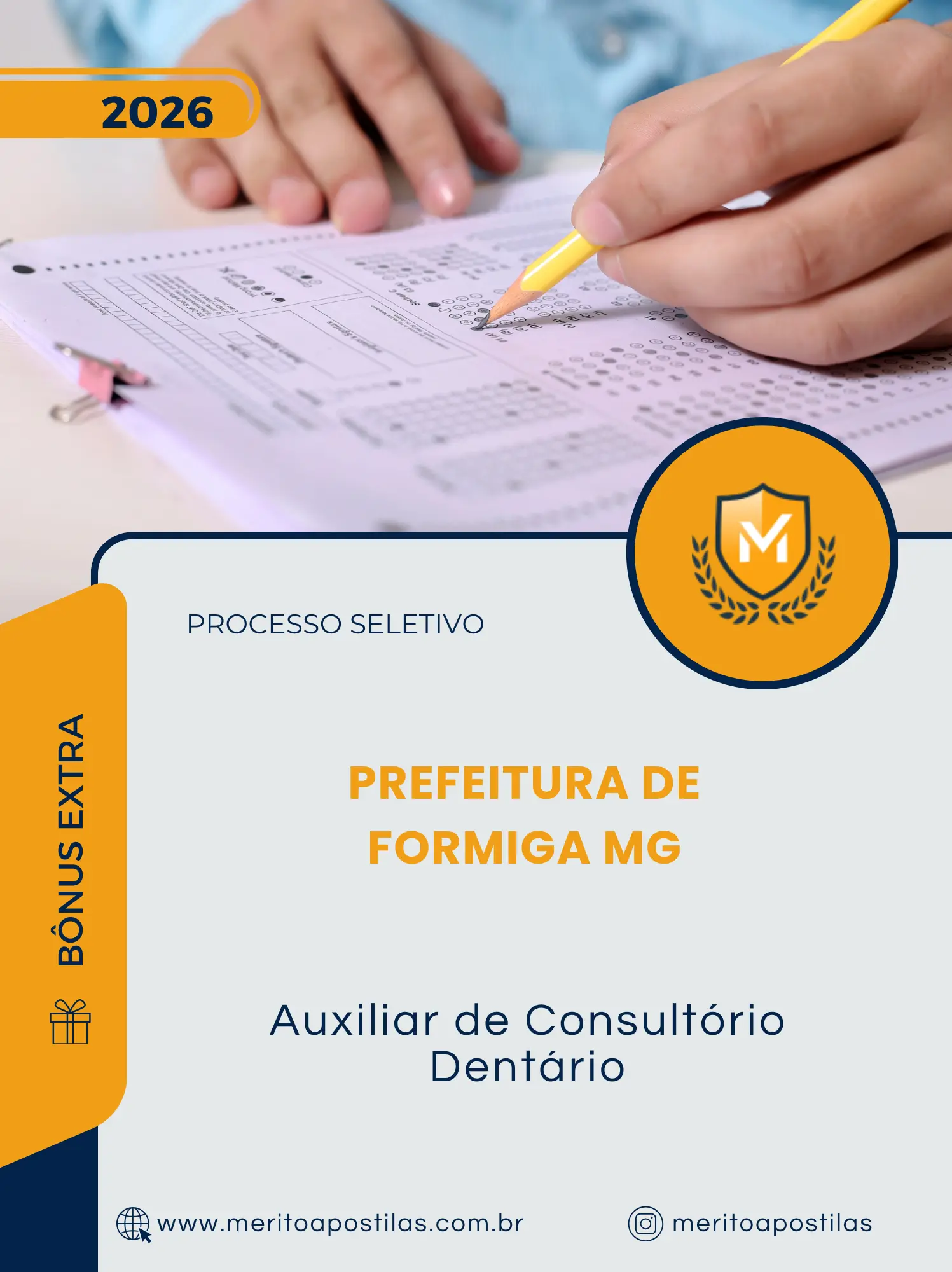 Apostila Auxiliar de Consultório Dentário Prefeitura de Formiga MG 2026