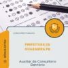 Apostila Auxiliar de Consultório Dentário Prefeitura de Guarabira PB 2026