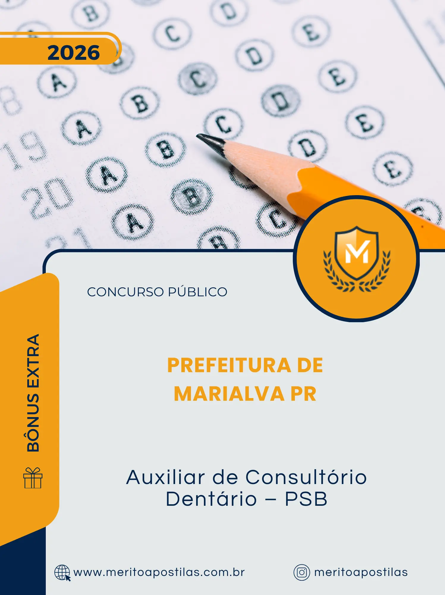 Apostila Auxiliar de Consultório Dentário PSB Prefeitura de Marialva PR 2026