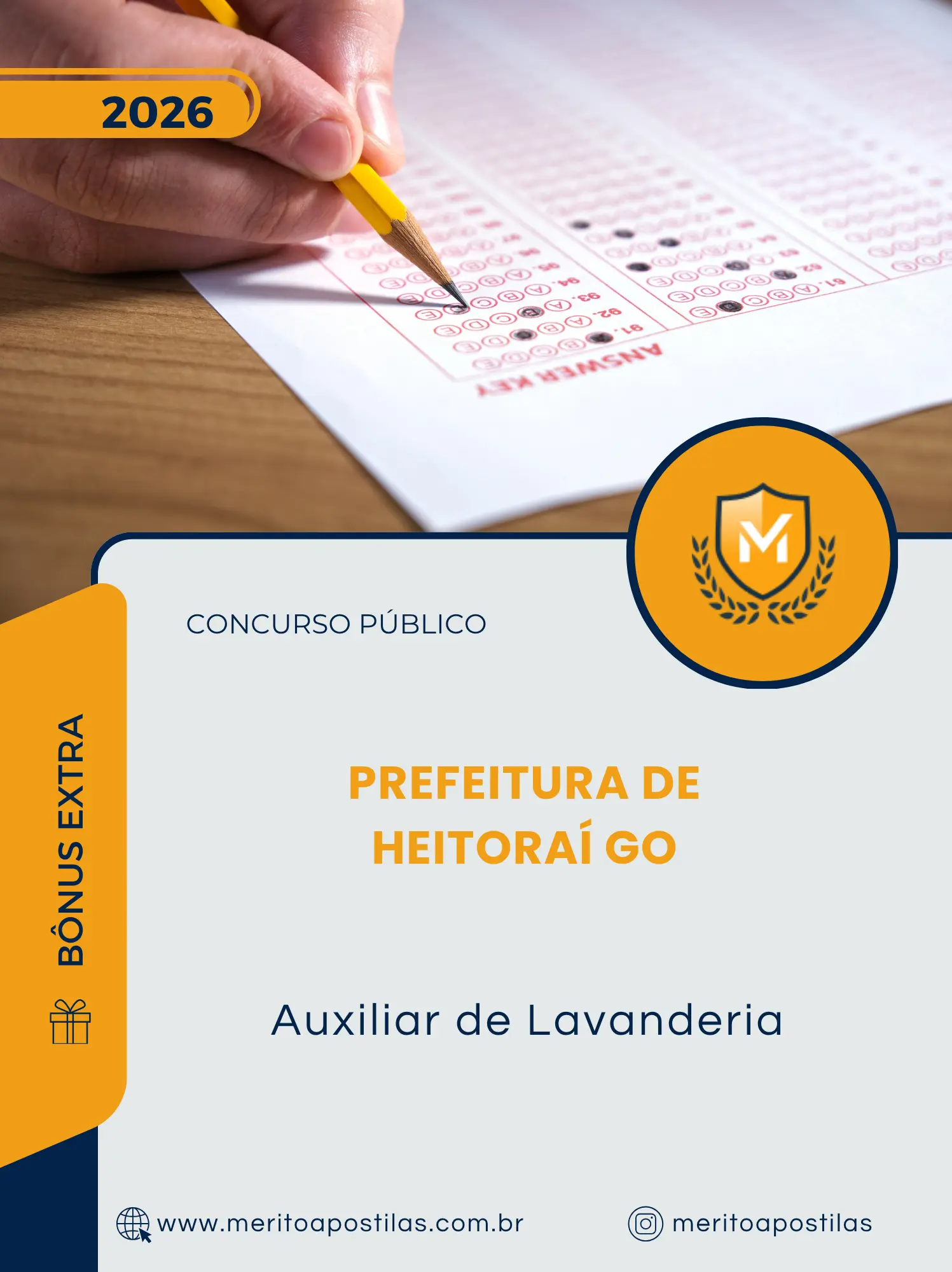 Apostila Auxiliar de Lavanderia Prefeitura de Heitoraí GO 2026