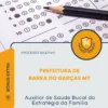 Apostila Auxiliar de Saúde Bucal da Estratégia da Família Prefeitura de Barra do Garças MT 2026