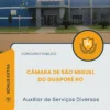 Apostila Auxiliar de Serviços Diversos Câmara de São Miguel do Guaporé RO 2026