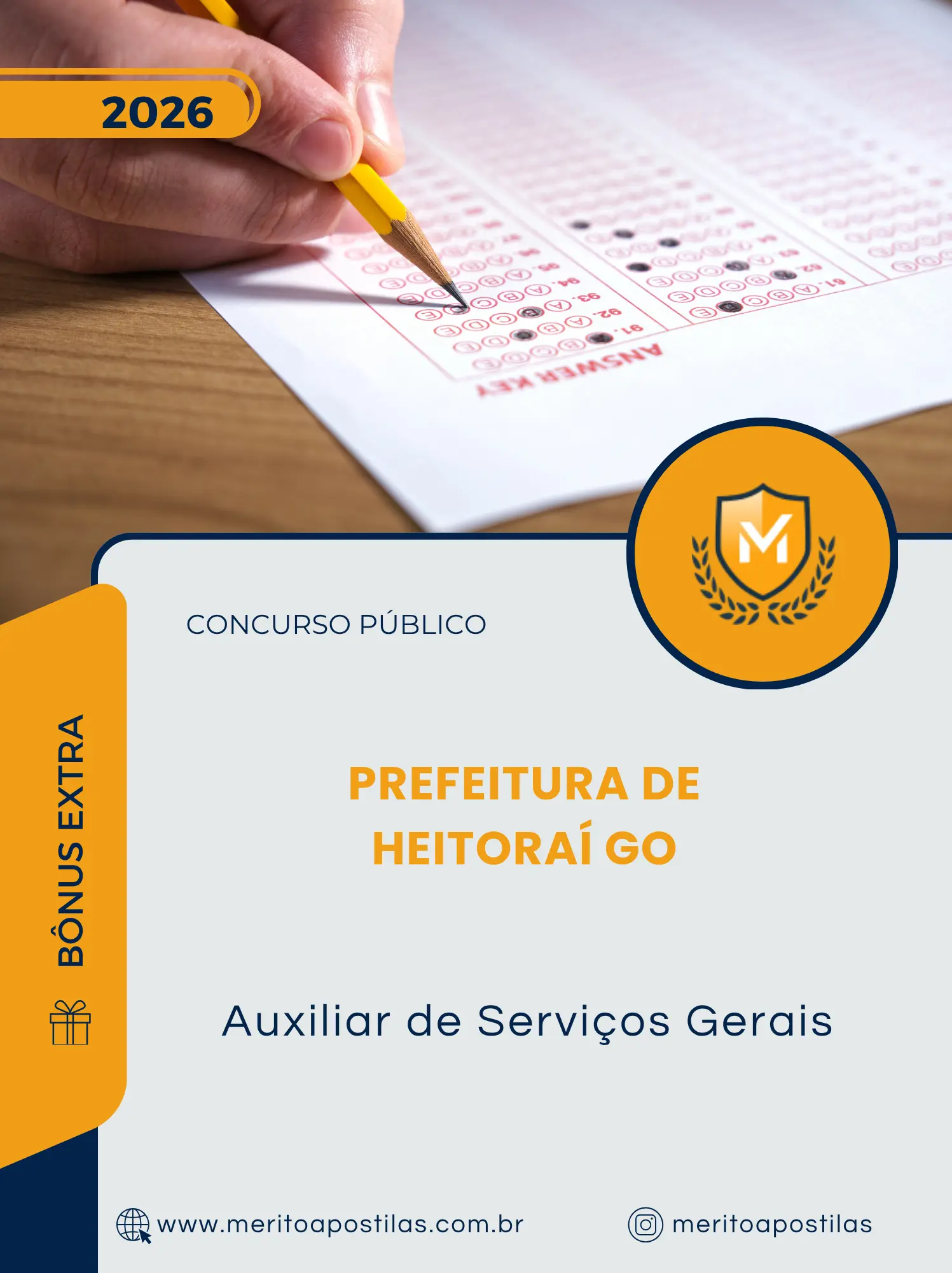 Apostila Auxiliar de Serviços Gerais Prefeitura de Heitoraí GO 2026