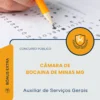 Apostila Auxiliar de Serviços Gerais Câmara de Bocaina de Minas MG 2026