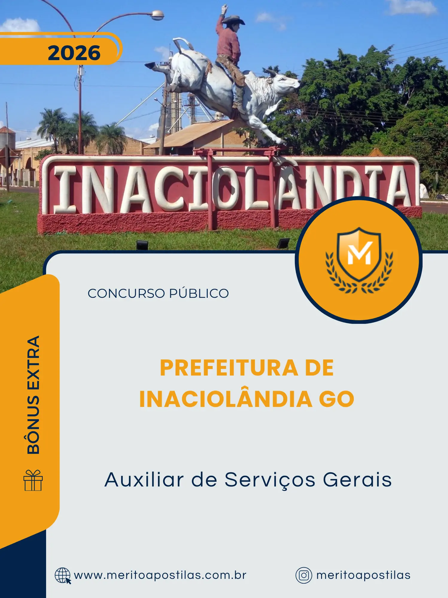 Apostila Auxiliar de Serviços Gerais Prefeitura de Inaciolândia GO 2026