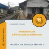 Apostila Auxiliar de Serviços Gerais II Prefeitura de São Vicente de Minas MG 2026