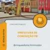Apostila Brinquedista Animador Prefeitura de Conceição PB 2026