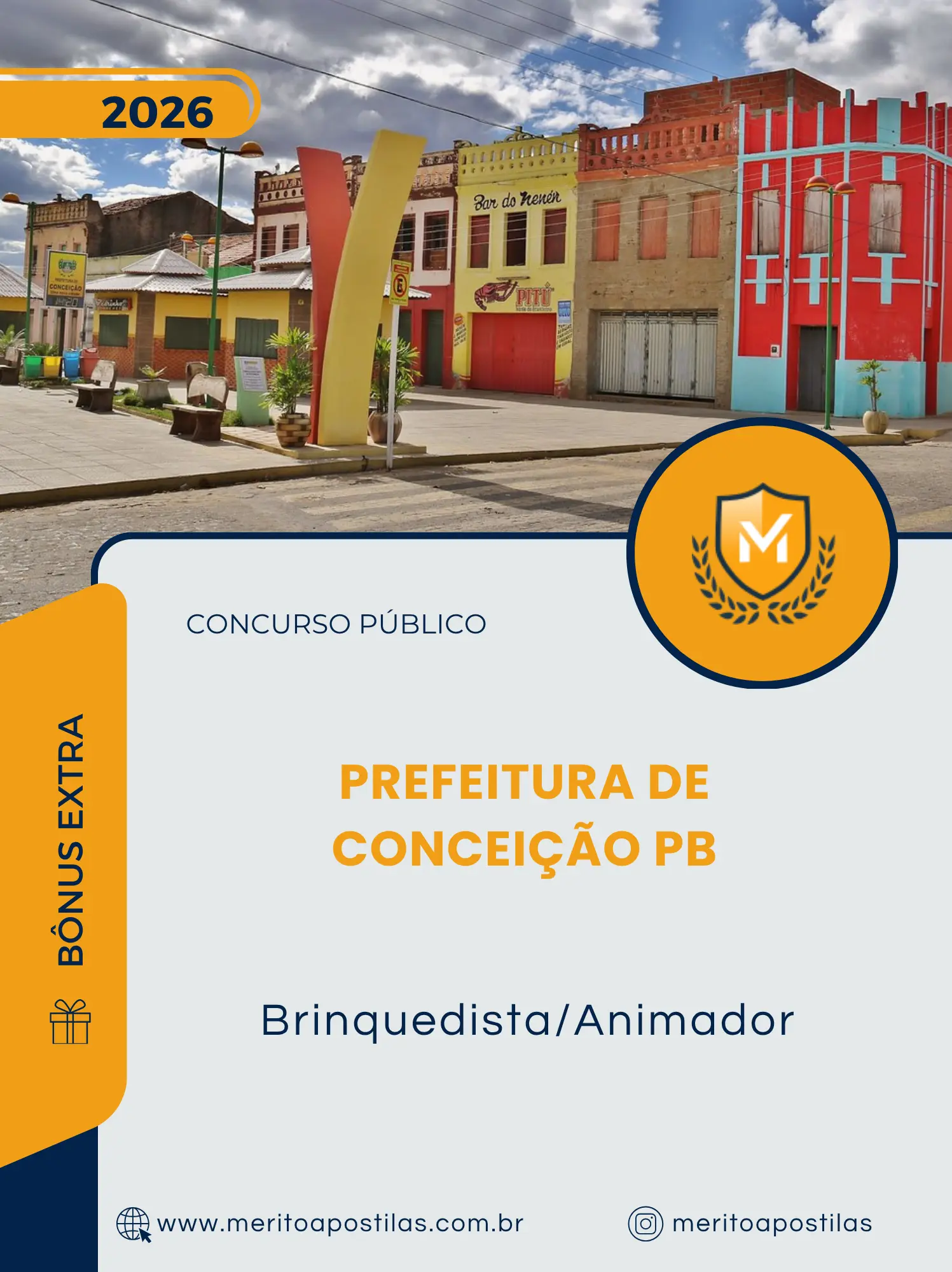 Apostila Brinquedista Animador Prefeitura de Conceição PB 2026