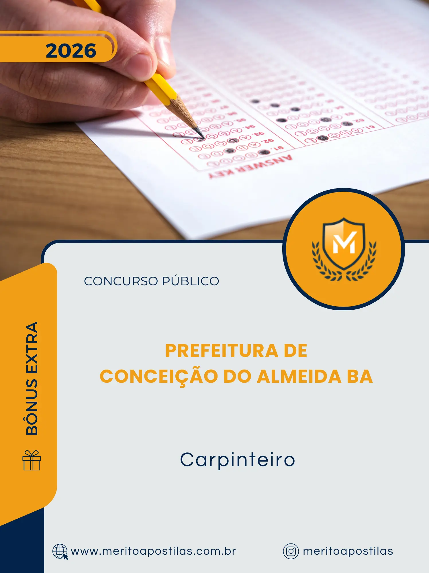 Apostila Carpinteiro Prefeitura de Conceição do Almeida BA 2026