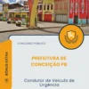 Apostila Condutor de Veículo de Urgência Prefeitura de Conceição PB 2026