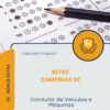 Apostila Condutor de Veículos e Máquinas Concurso Público SETEC Campinas SP 2026