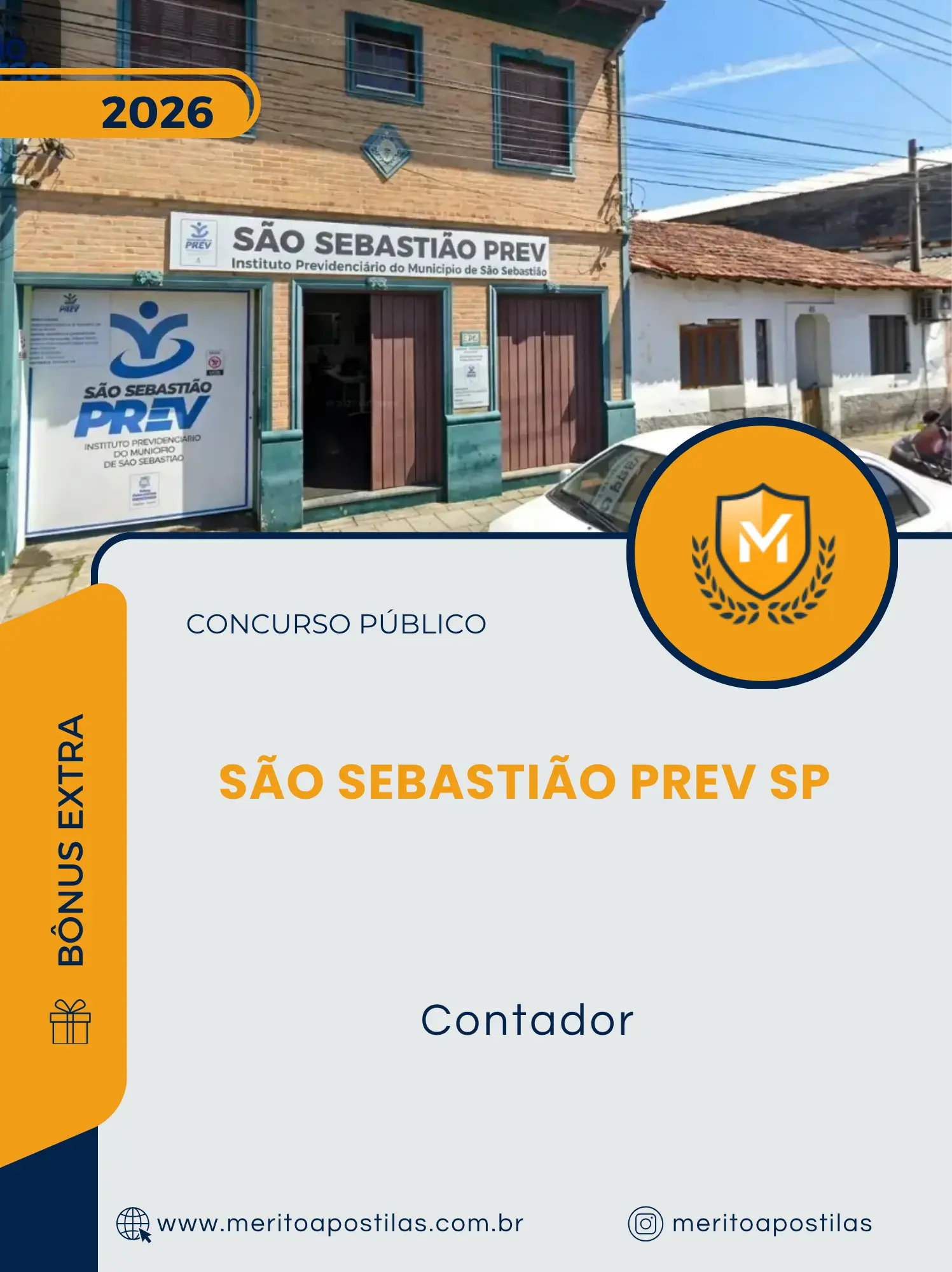 Apostila Contador Concurso Público São Sebastião Prev SP 2026