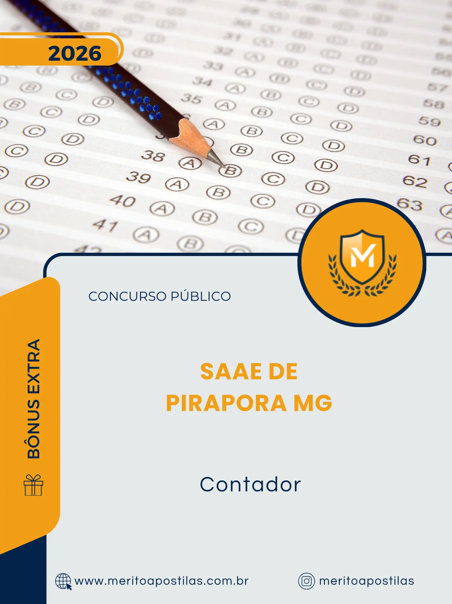Apostila Contador Concurso Público SAAE de Pirapora MG 2026