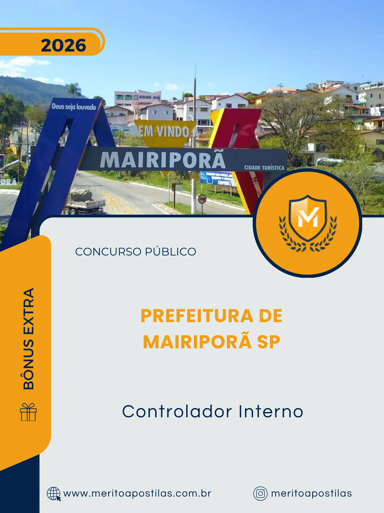 Apostila Controlador Interno Prefeitura de Mairiporã SP 2026