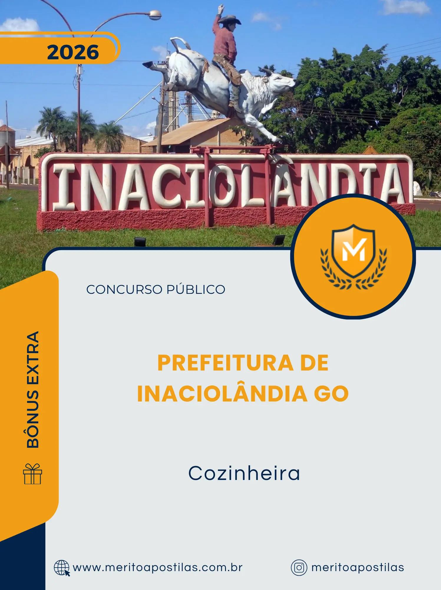 Apostila Cozinheira Prefeitura de Inaciolândia GO 2026