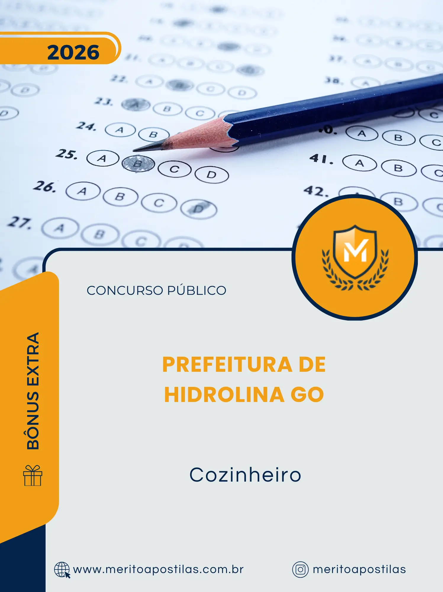 Apostila Cozinheiro Prefeitura de Hidrolina GO 2026